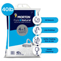Morton Pure and Natural Water Softener Salt Crystals, 40 lb bag